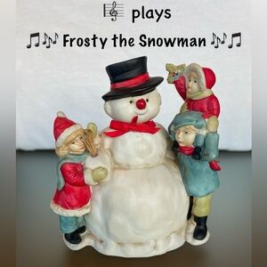 Vintage Frosty the Snowman Music Box